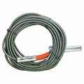 General Wire 3/8 In. x 50 Ft. Carbon Steel Wire Cleanout Drain Auger 50PMH